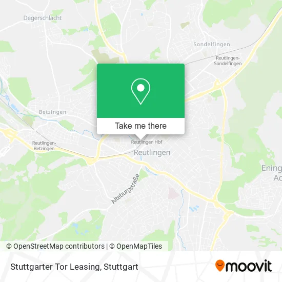 Карта Stuttgarter Tor Leasing
