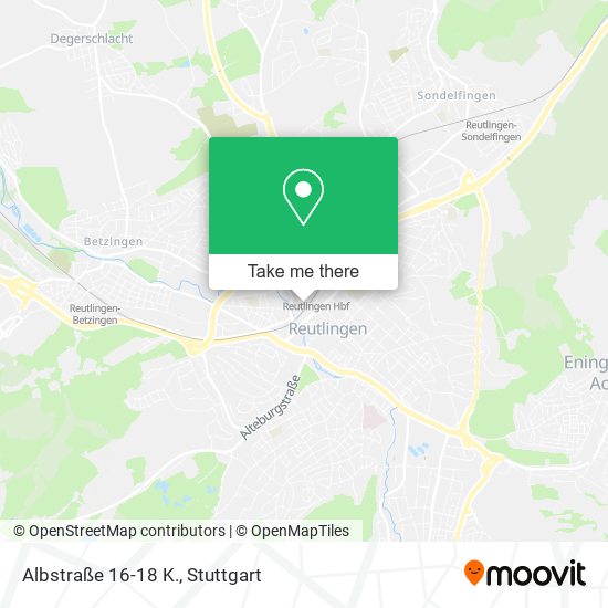 Albstraße 16-18 K. map