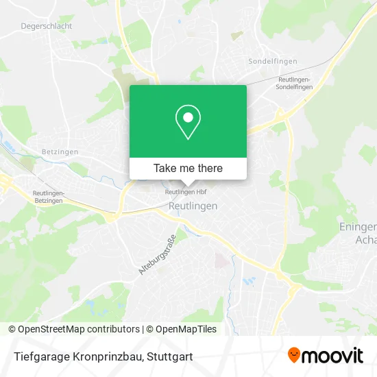 Карта Tiefgarage Kronprinzbau