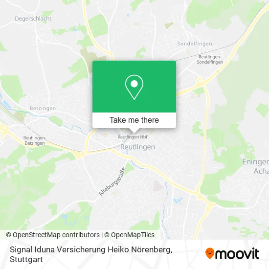 Карта Signal Iduna Versicherung Heiko Nörenberg