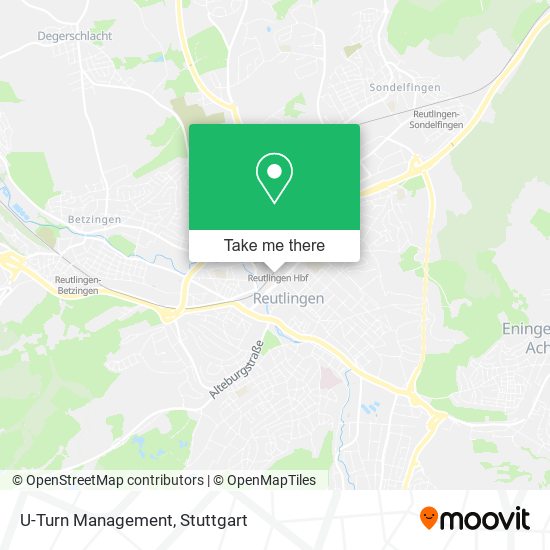 U-Turn Management map