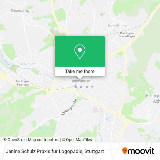 Janine Schulz Praxis für Logopädie map