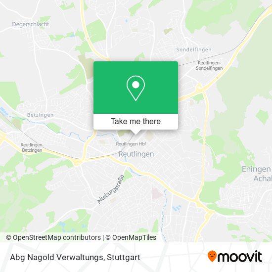 Abg Nagold Verwaltungs map