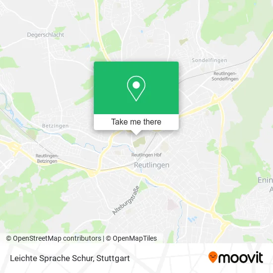 Карта Leichte Sprache Schur