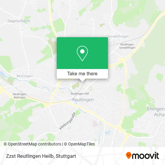 Карта Zzst Reutlingen Heilb