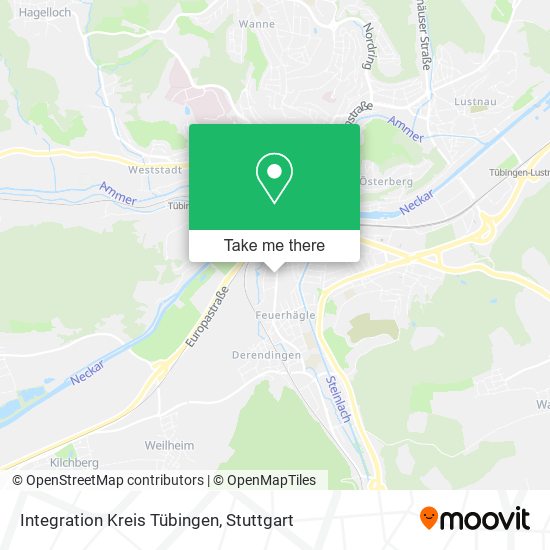 Integration Kreis Tübingen map