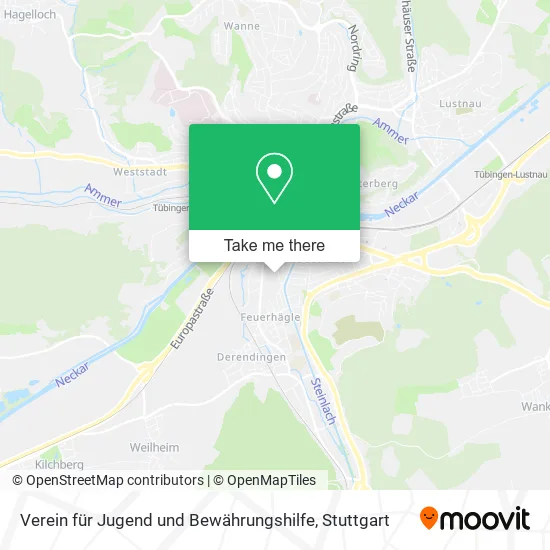 Карта Verein für Jugend und Bewährungshilfe
