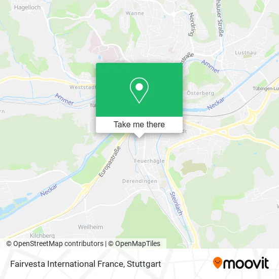 Карта Fairvesta International France