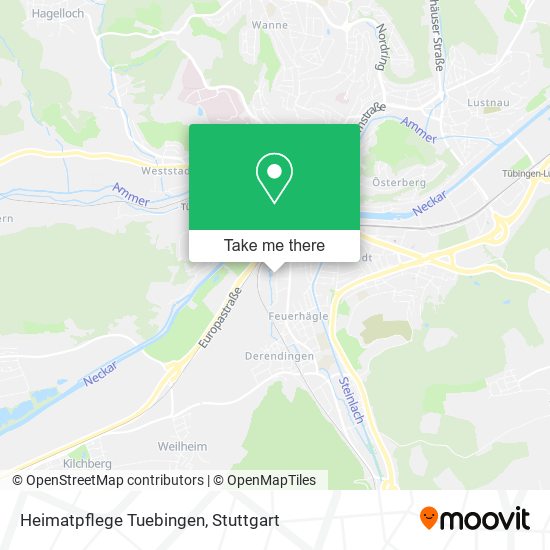 Карта Heimatpflege Tuebingen