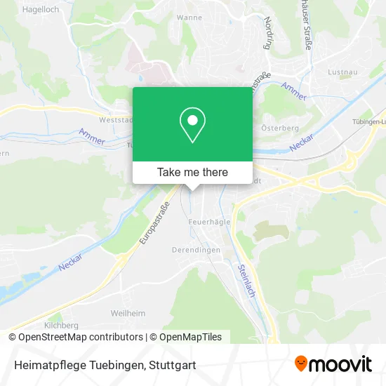 Карта Heimatpflege Tuebingen