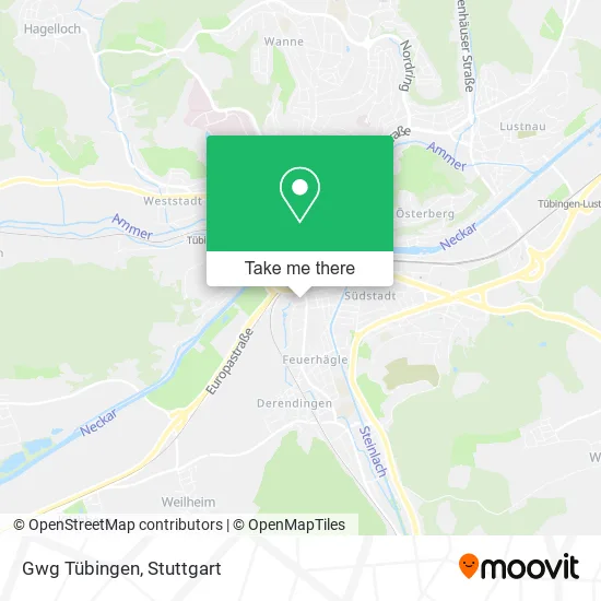 Карта Gwg Tübingen