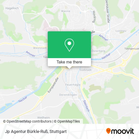 Карта Jp Agentur Bürkle-Ruß