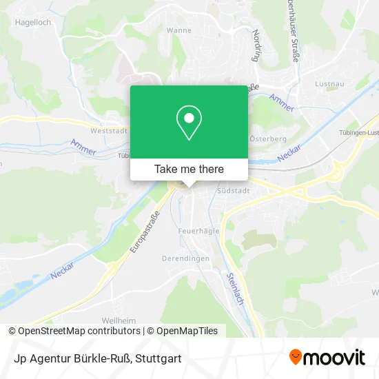 Карта Jp Agentur Bürkle-Ruß