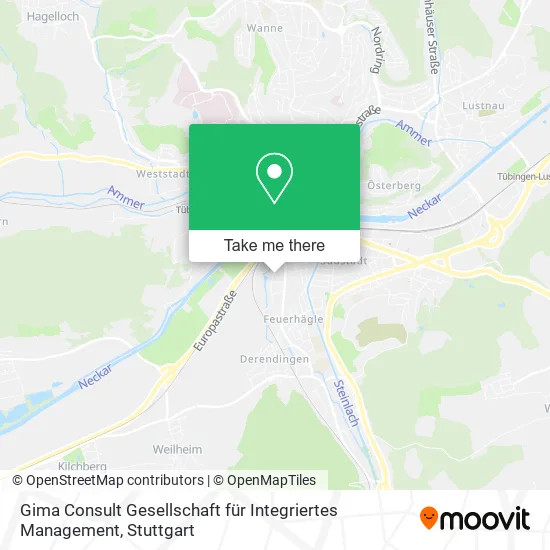 Карта Gima Consult Gesellschaft für Integriertes Management