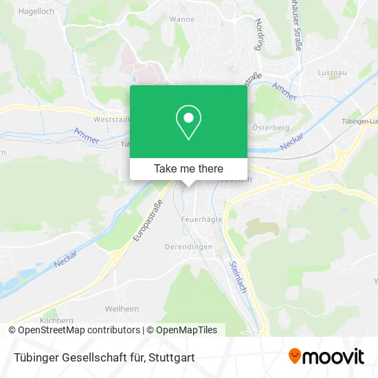 Карта Tübinger Gesellschaft für