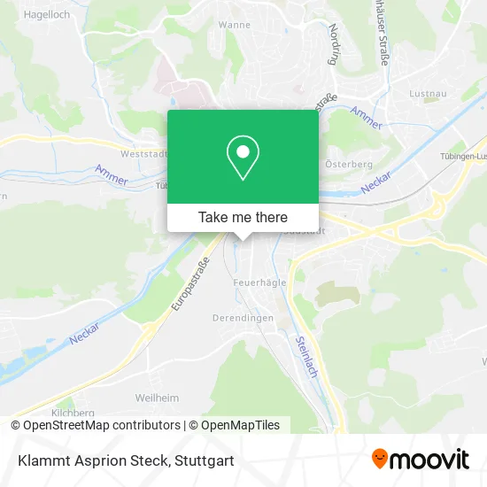 Карта Klammt Asprion Steck