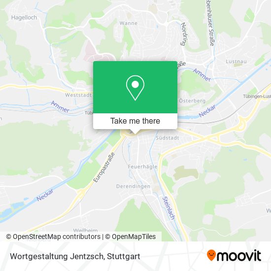 Карта Wortgestaltung Jentzsch