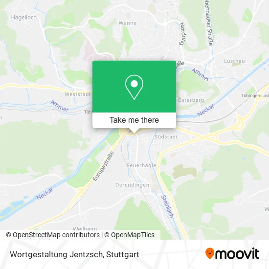 Карта Wortgestaltung Jentzsch