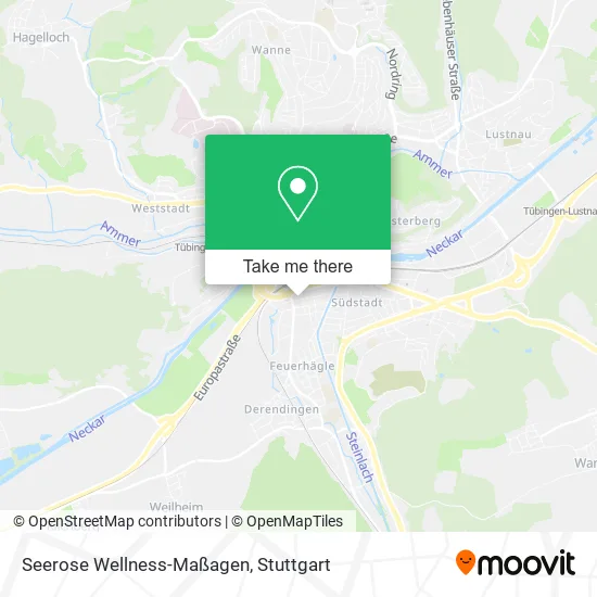 Карта Seerose Wellness-Maßagen