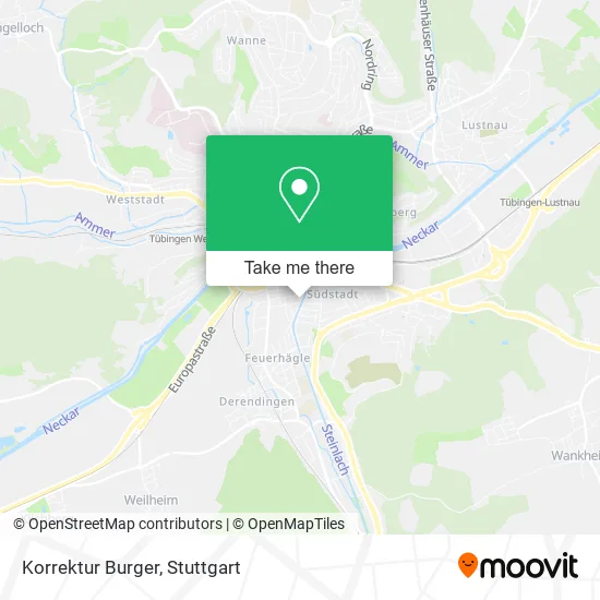 Карта Korrektur Burger