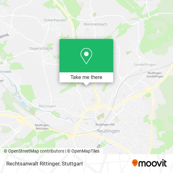 Rechtsanwalt Rittinger map
