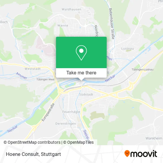 Карта Hoene Consult