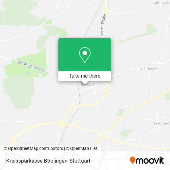 Карта Kreissparkasse Böblingen