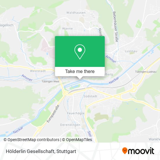 Hölderlin Gesellschaft map