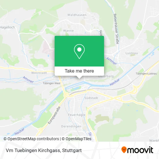 Карта Vm Tuebingen Kirchgass
