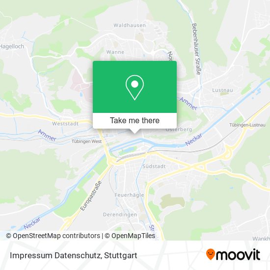 Impressum Datenschutz map