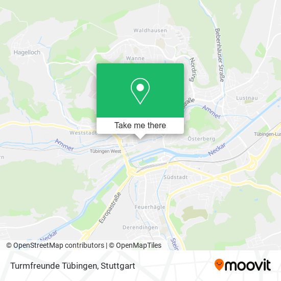 Turmfreunde Tübingen map