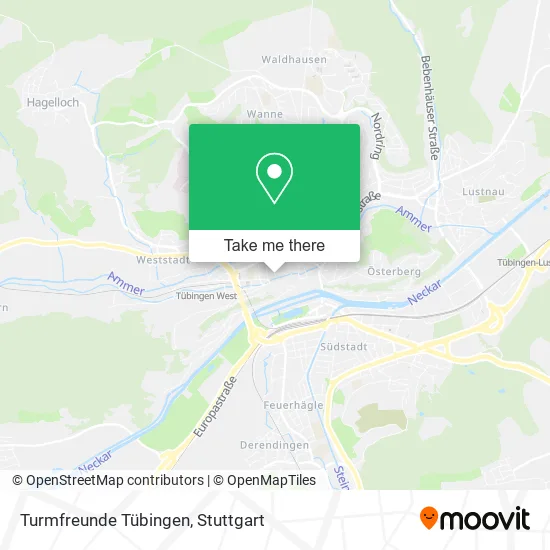 Карта Turmfreunde Tübingen