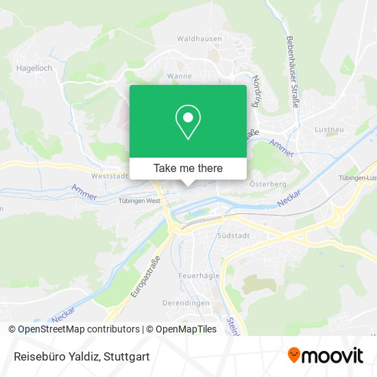 Reisebüro Yaldiz map