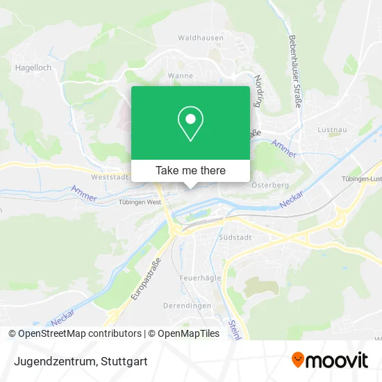 Карта Jugendzentrum