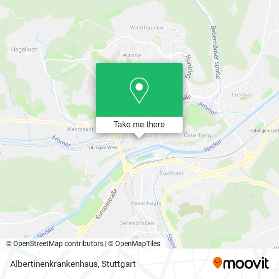 Albertinenkrankenhaus map