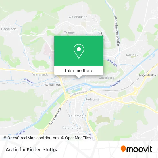 Карта Ärztin für Kinder