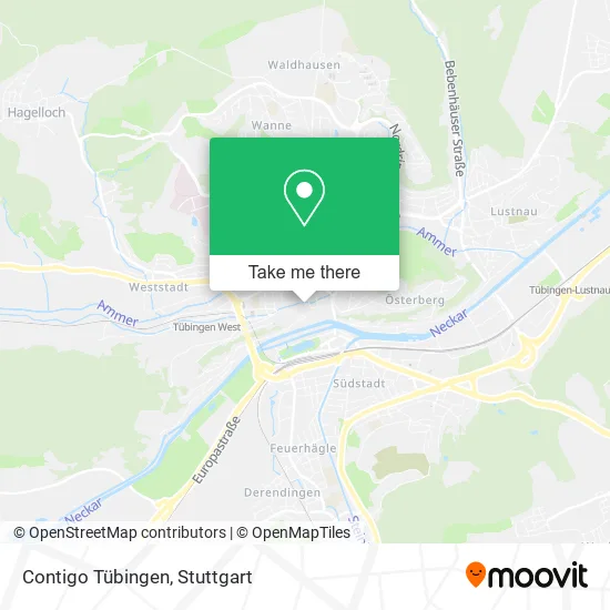 Карта Contigo Tübingen