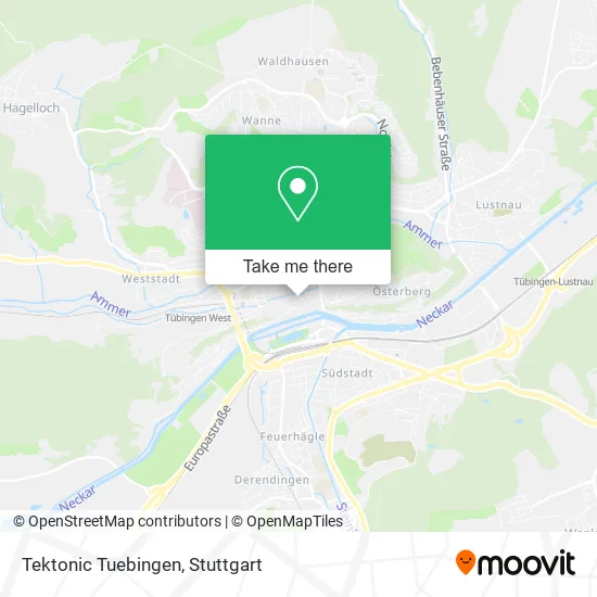 Карта Tektonic Tuebingen
