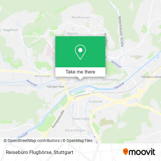 Reisebüro Flugbörse map