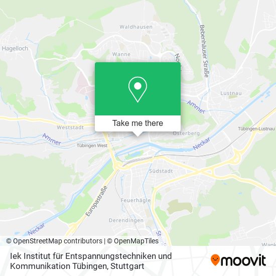 Iek Institut für Entspannungstechniken und Kommunikation Tübingen map