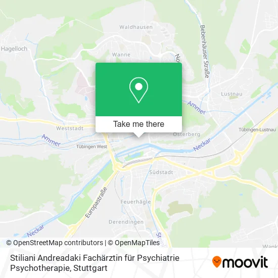 Карта Stiliani Andreadaki Fachärztin für Psychiatrie Psychotherapie