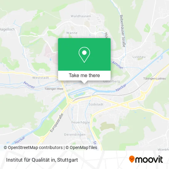 Карта Institut für Qualität in