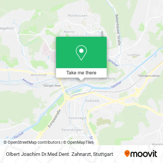 Карта Olbert Joachim Dr.Med.Dent. Zahnarzt