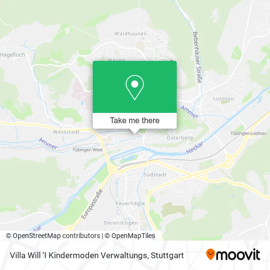 Карта Villa Will 'I Kindermoden Verwaltungs