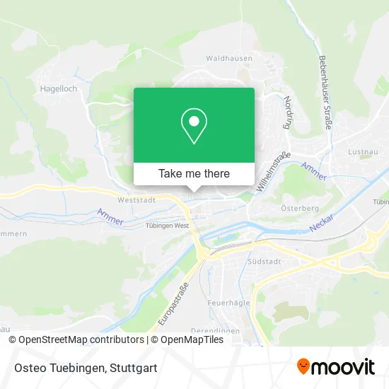 Карта Osteo Tuebingen