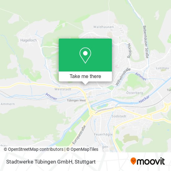 Stadtwerke Tübingen GmbH map