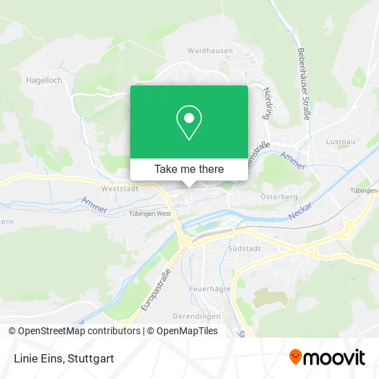 Карта Linie Eins