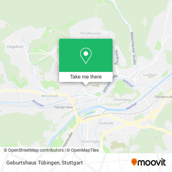 Geburtshaus Tübingen map