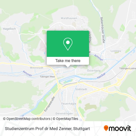 Studienzentrum Prof dr Med Zenner map