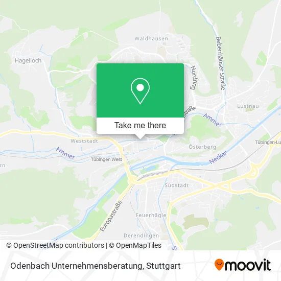 Карта Odenbach Unternehmensberatung